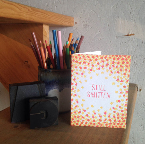 Still Smitten Greeting Card