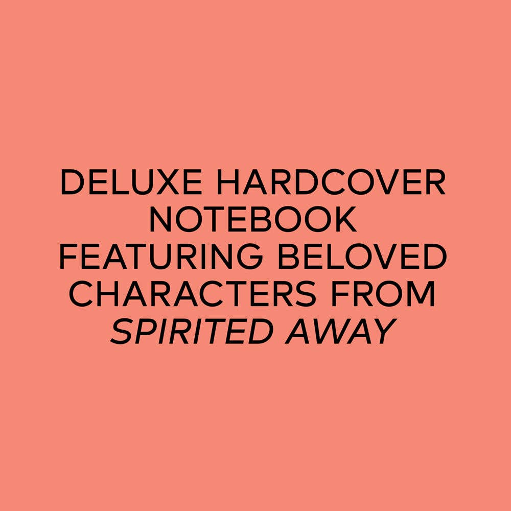 Studio Ghibli Spirited Away Notebook