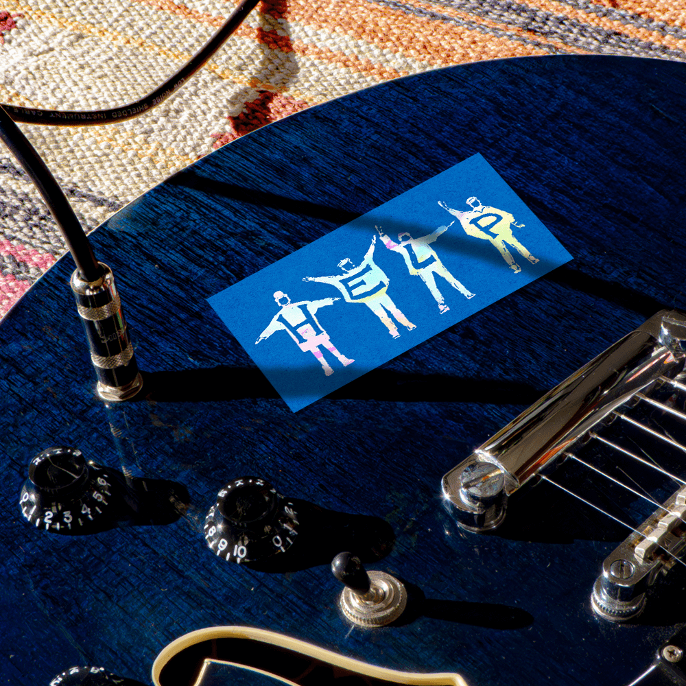 HELP by The Beatles - Die-Cut Sticker