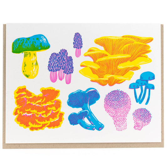 Vibrant Life Series - Fruiting Fungi Card