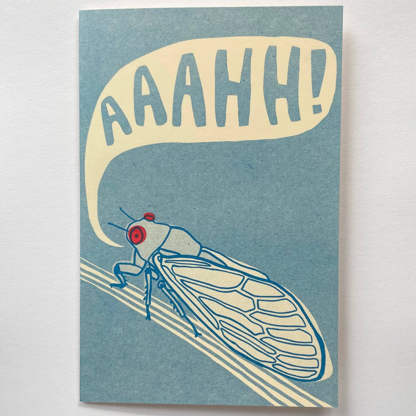 Screaming Cicada Greeting Card