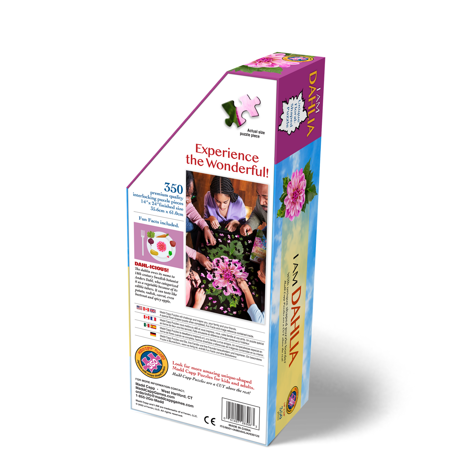 I AM DAHLIA 350 piece jigsaw puzzle gift