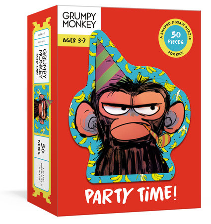 Grumpy Monkey Party Time 50 piece puzzle