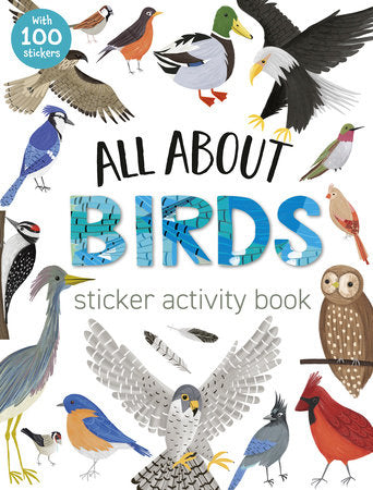 All About Birds Sticker Activity Book by Tiger Tales; Illustrated by Kelsey Collings (Paperback)