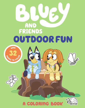 Bluey and Friends: Outdoor Fun Coloring Book