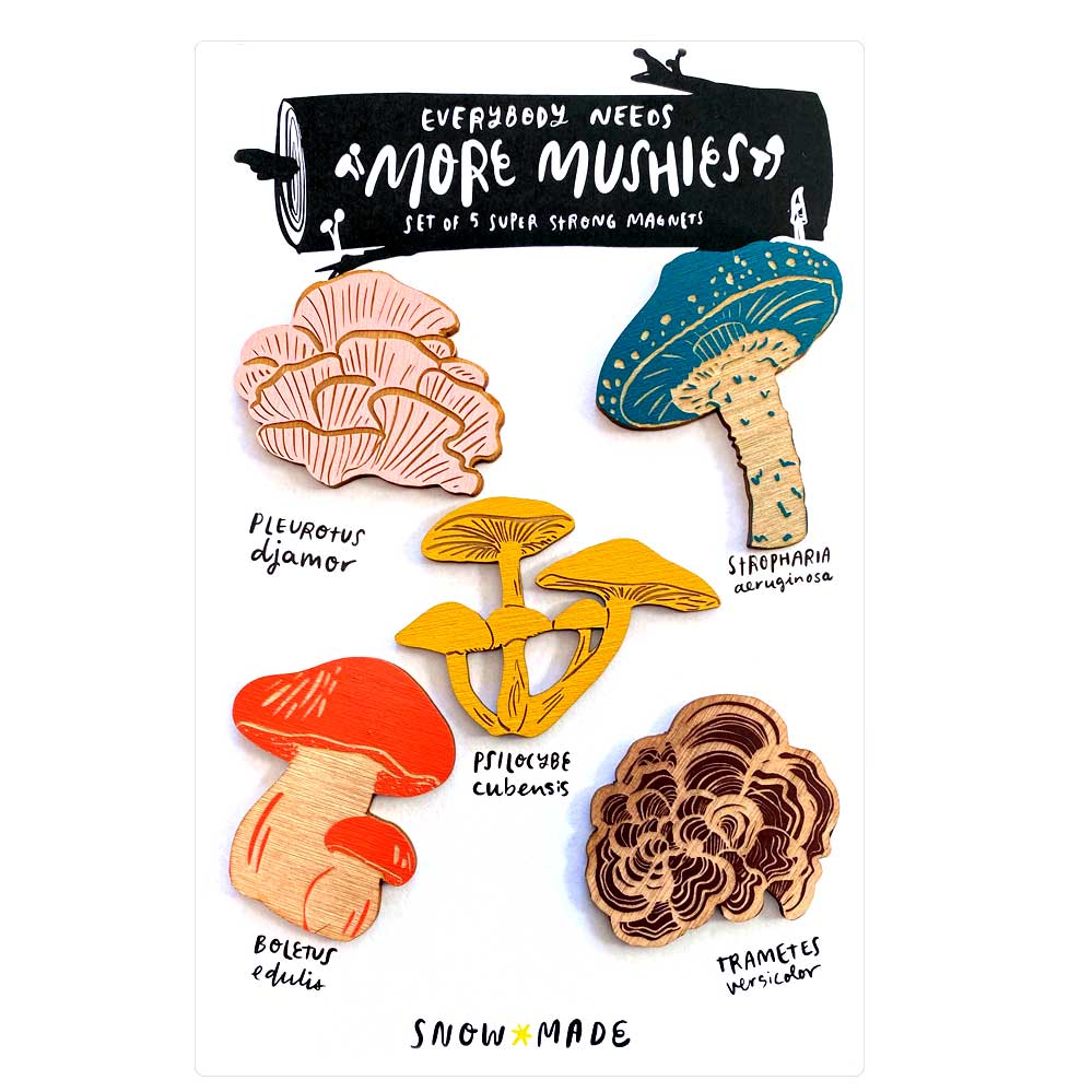 Mushroom Magnets - Set of 5 - Series 2