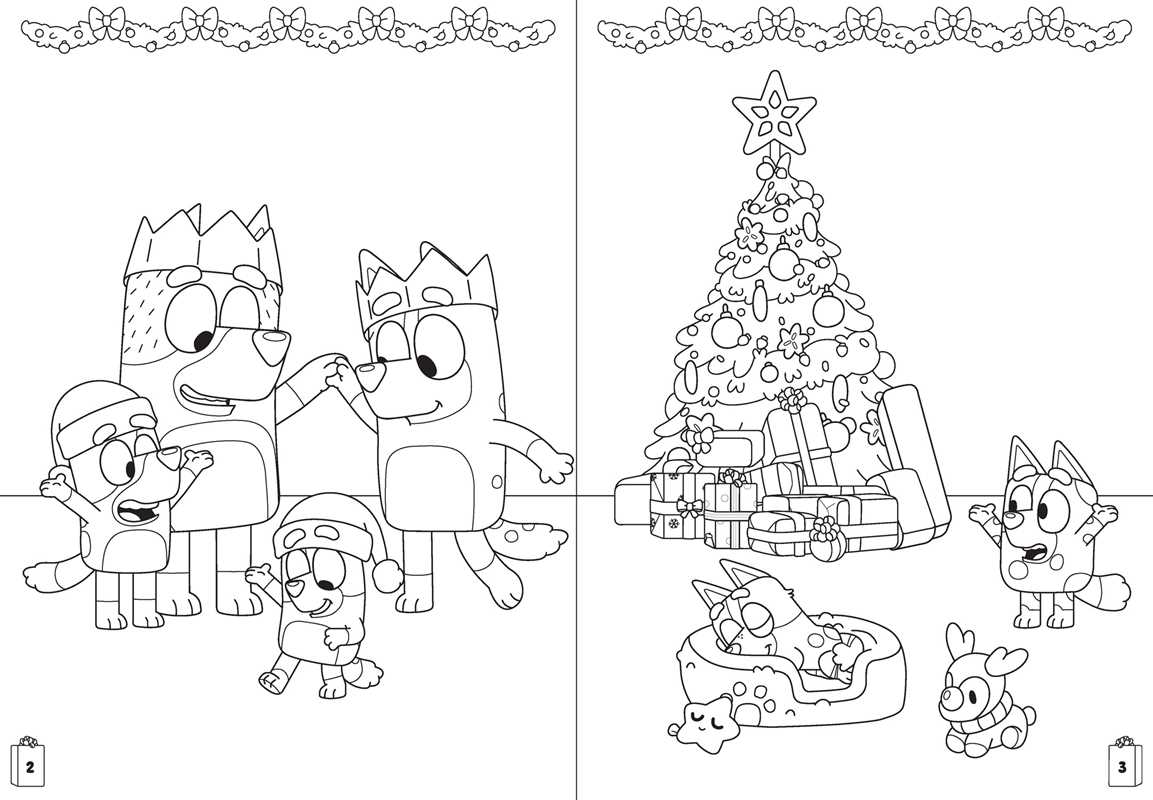 Bluey Colortivity: Hooray Christmas! by Delaney Foerster