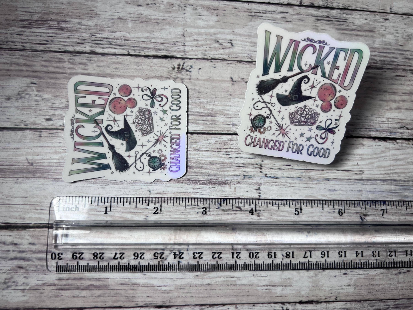 Wicked Elphaba & Glinda Inspired Sticker and Merch Set
