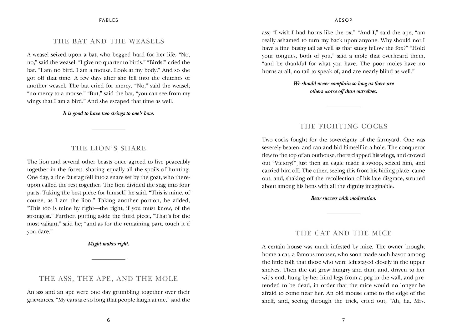 Aesop's Fables by Aesop