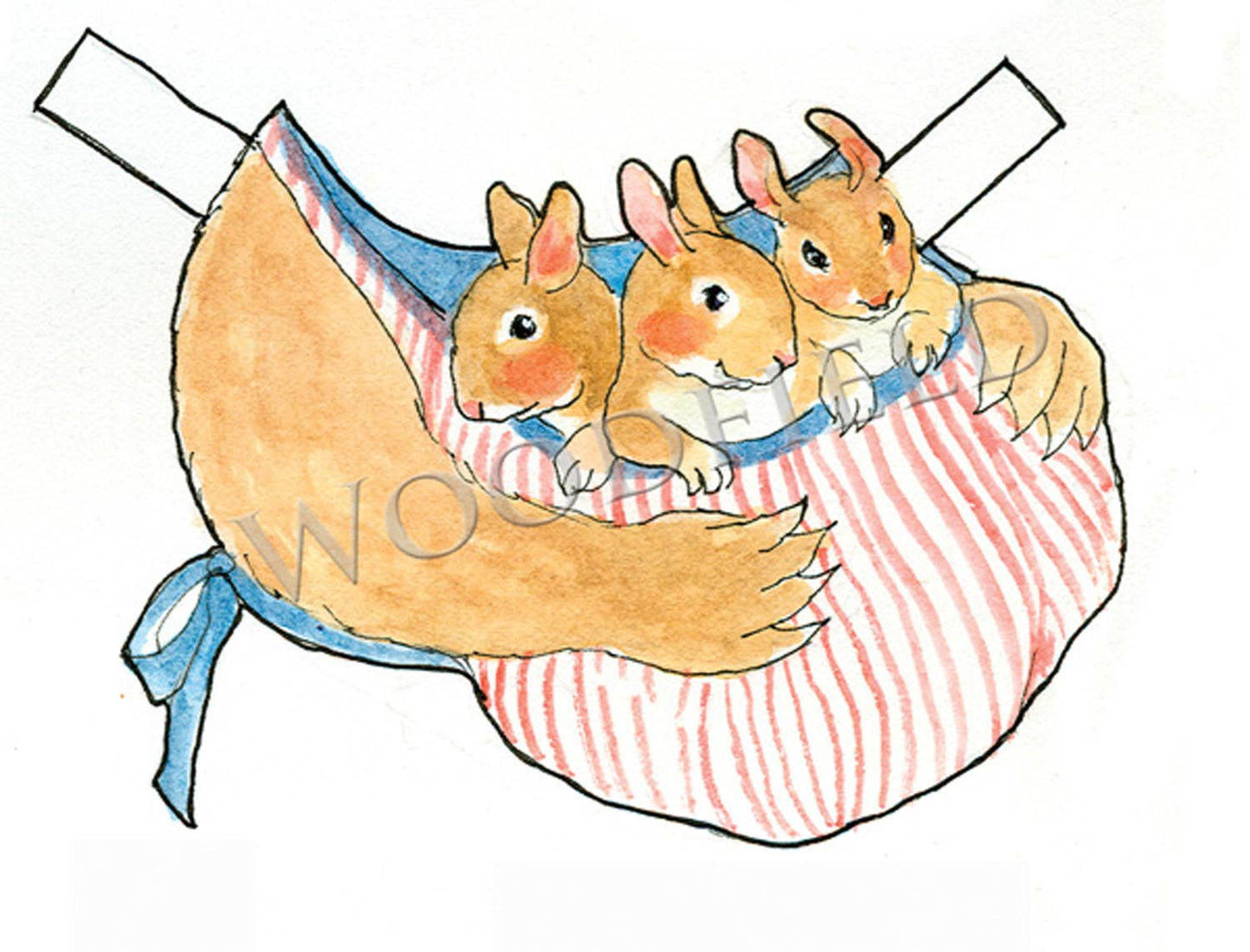 #3001 - Lou-Lou Rabbit Paper Doll Kit