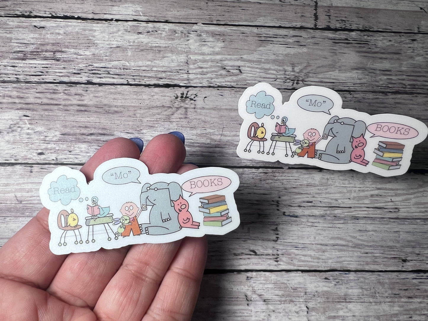 Read Mo Books, Teacher Sticker, Book Character Sticker