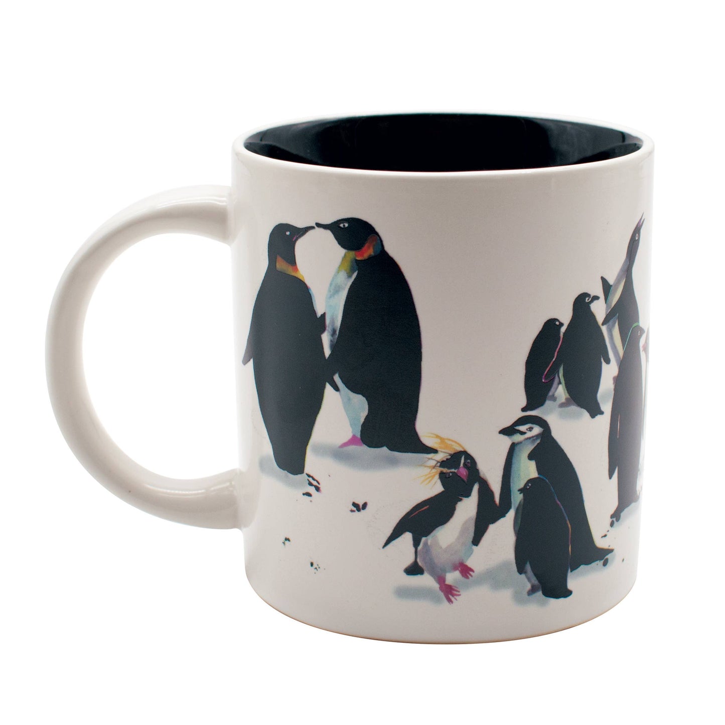 Penguin Party Heat-Changing Coffee Mug