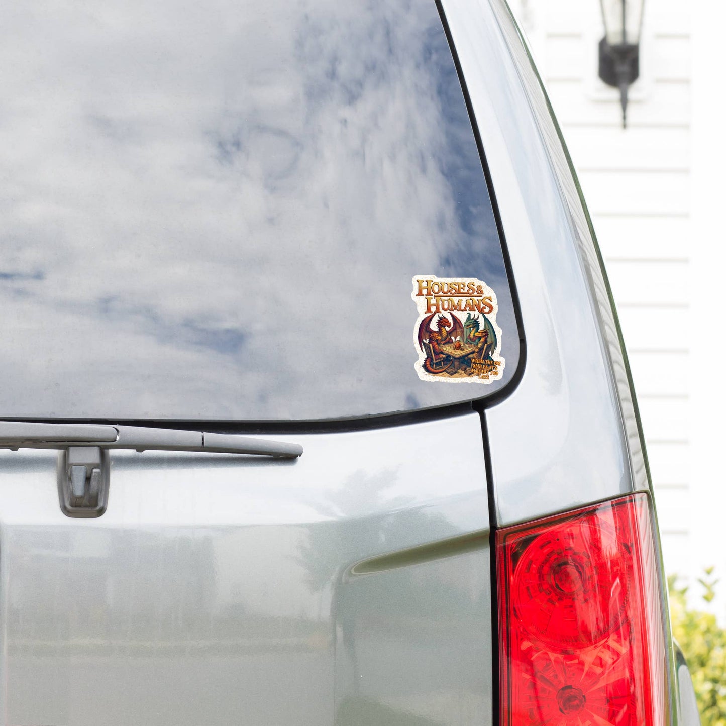 Roll Play Dragon Game DD High Quality Vinyl Sticker