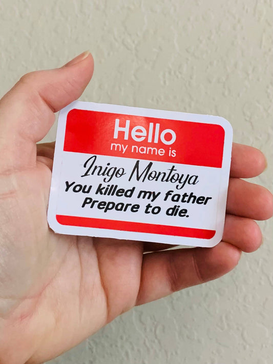 Inigo-80s Movie Stickers/Magnet
