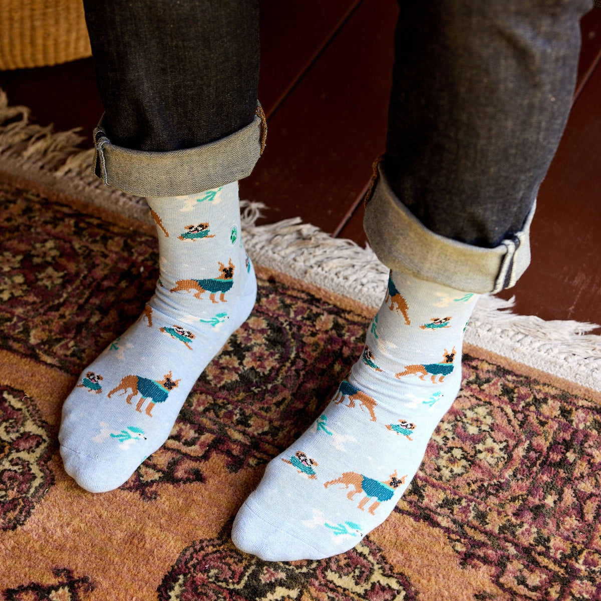 Socks that Save Dogs | Blue Dogs - Gifts for Dog Lovers