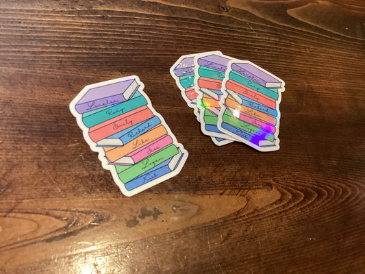 Book stack Gilmore girls