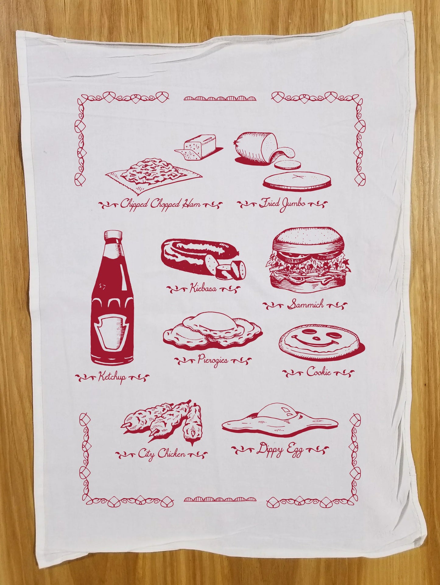 Pittsburgh Foods Tea Towel (Commonwealth Press)