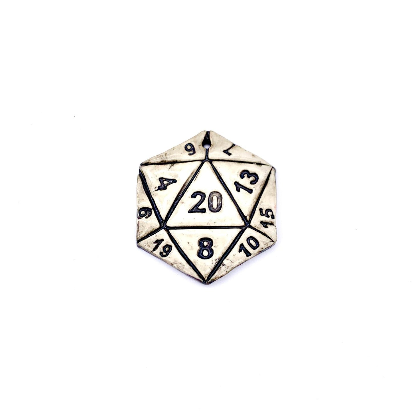 Ceramic D20 Ornament