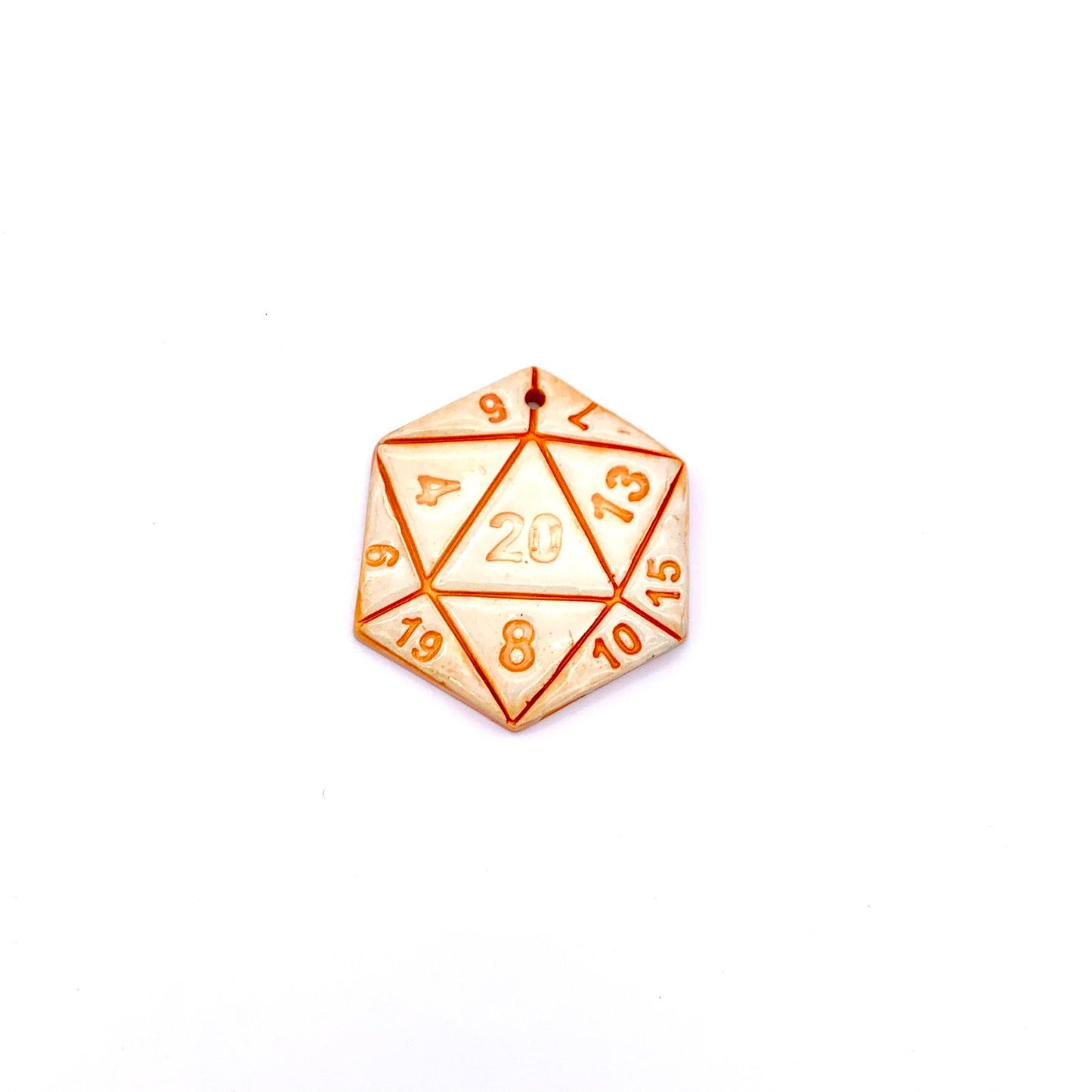 Ceramic D20 Ornament