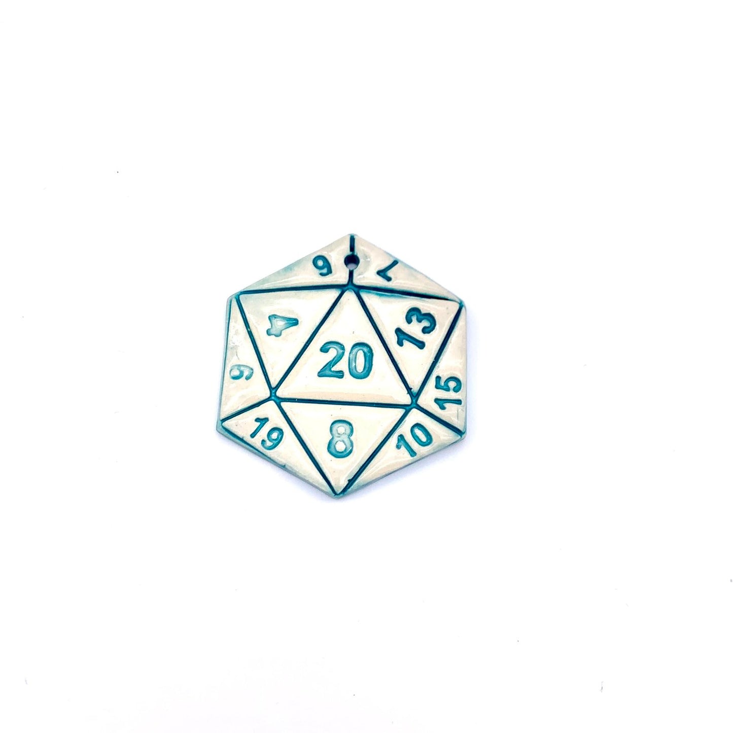 Ceramic D20 Ornament