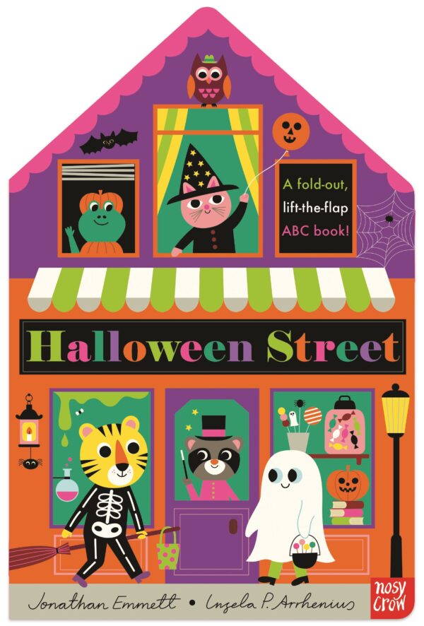 Halloween Street: A Fold-Out, Lift-the-Flap ABC Book! By Jonathan Emmett & Ingela P. Arrhenius