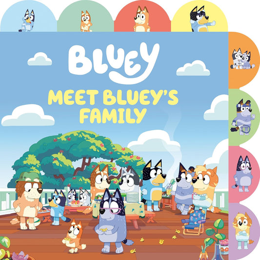 Meet Bluey's Family (Tabbed Board Book)
