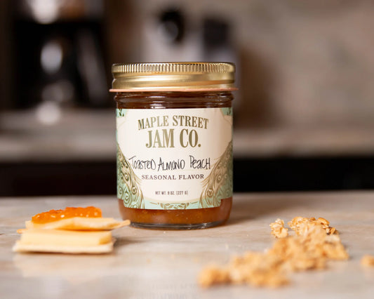 Toasted Almond Peach Jam
