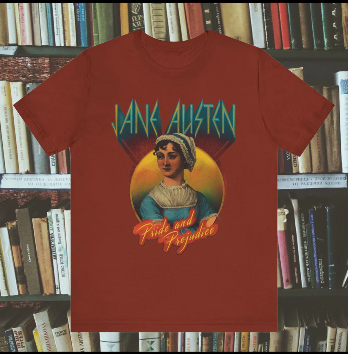 Jane Austen Pride and Prejudice Parody Tee