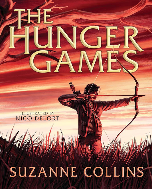 The Hunger Games by Suzanne Collins; Illustrated by Nico DeLort (Illustrated Hardcover)