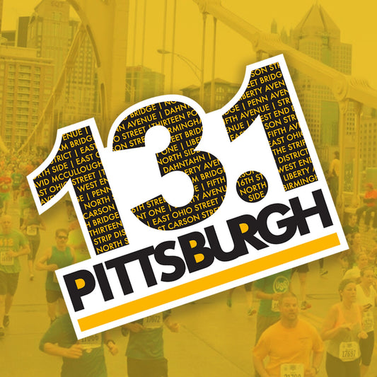13.1 Pittsburgh Holographic Marathon Sticker