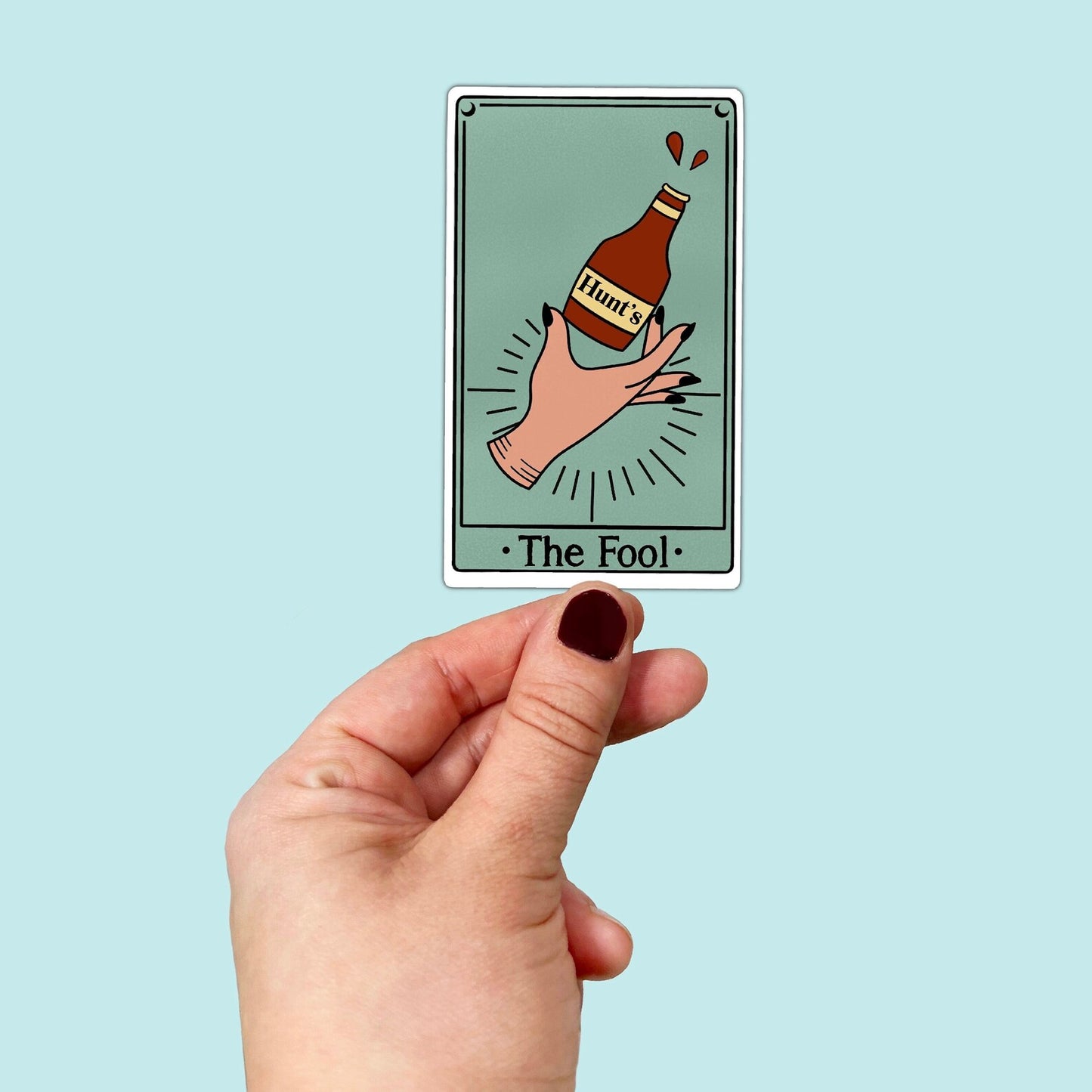 Waterproof Vinyl The Fool Pittsburgh Tarot Card Sticker