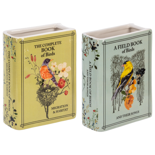 Bird Book Vase