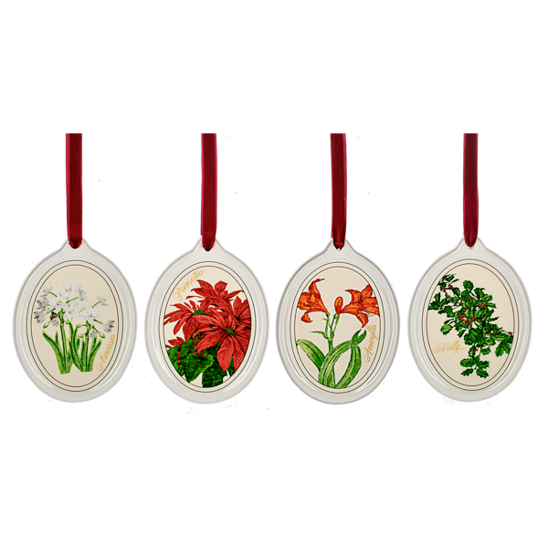 Floral Fisk Ornament