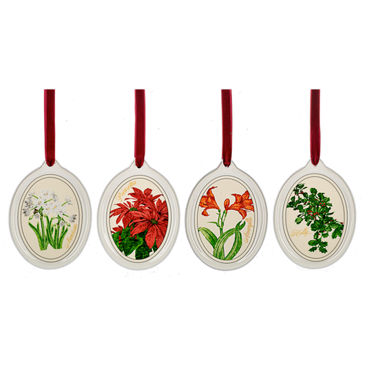 Floral Fisk Ornament