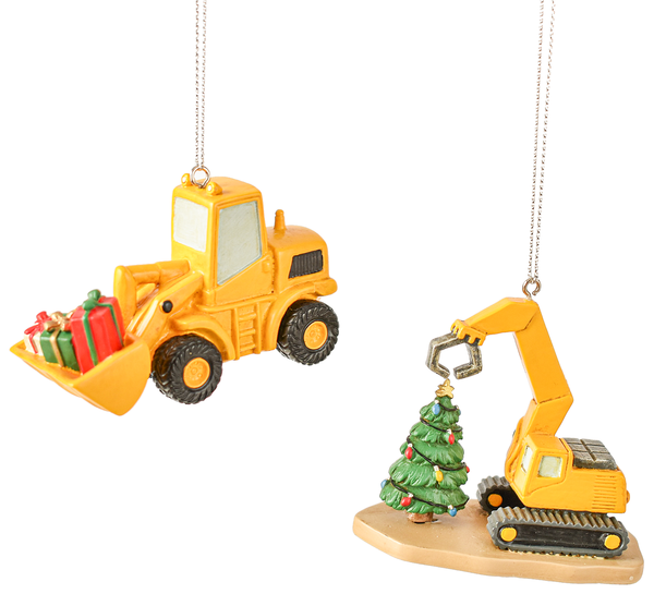 Loader Excavator Ornament