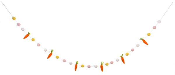 Easter Carrot Garland