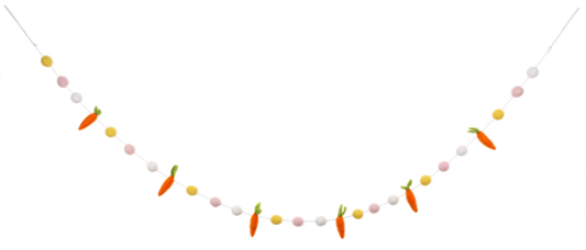 Easter Carrot Garland