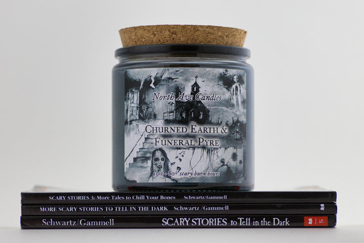Scary Stories to Tell in the Dark / Churned Earth + Funeral Pyre Scented Candle