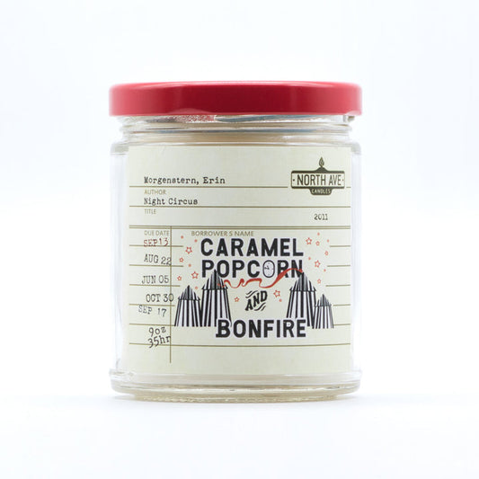 Candle of the Month / Bonfire + Caramel Popcorn / inspired by The Night Circus