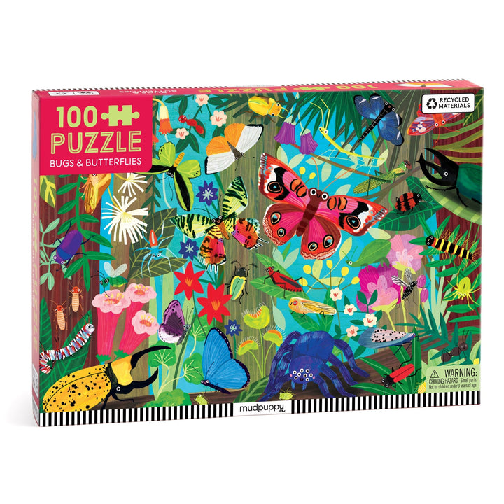 Bugs and Butterflies 100 Piece Puzzle