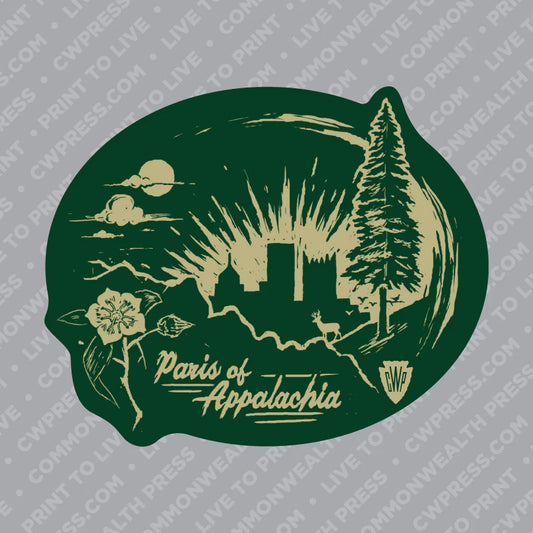 Paris of Appalachia Sticker (Commonwealth Press)