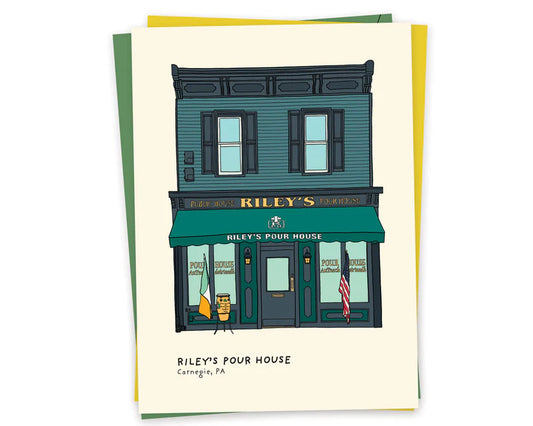 Riley's Pour House Greeting Card