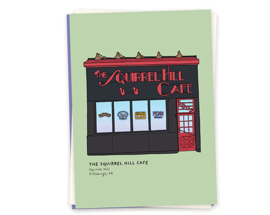 Squirrel Hill Cafe Greeting Card