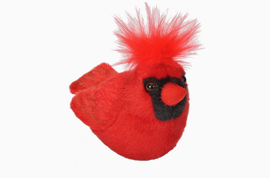 Audubon Ii Northern Cardinal Stuffed Animal W Sound 5.5"
