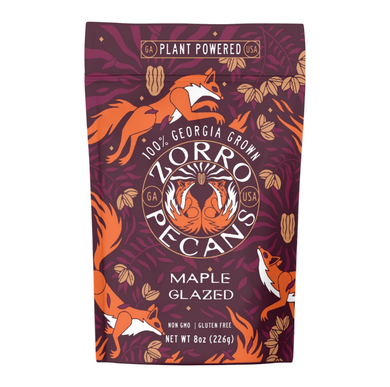 Zorro Pecans: Maple Glazed