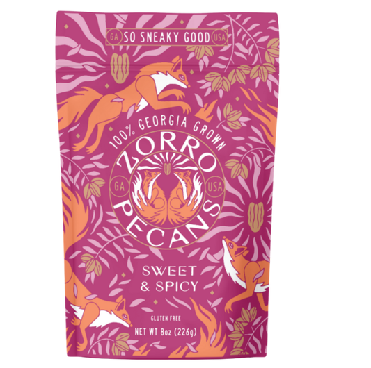 Zorro Pecans: Sweet and Spicy