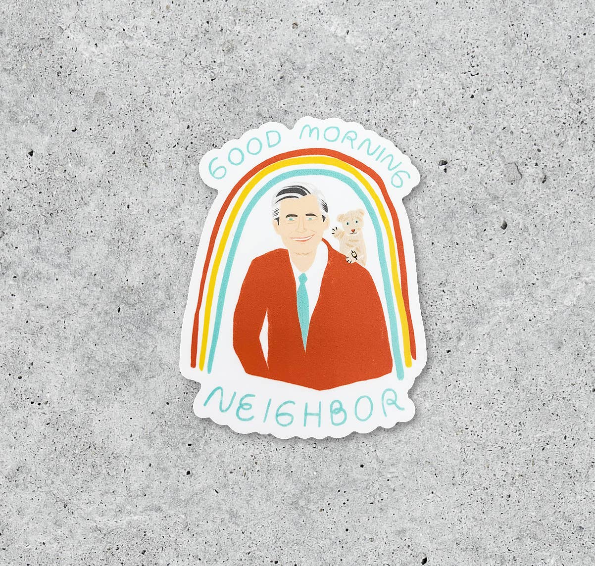 Mr. Rogers Good Morning Neighbor vinyl sticker