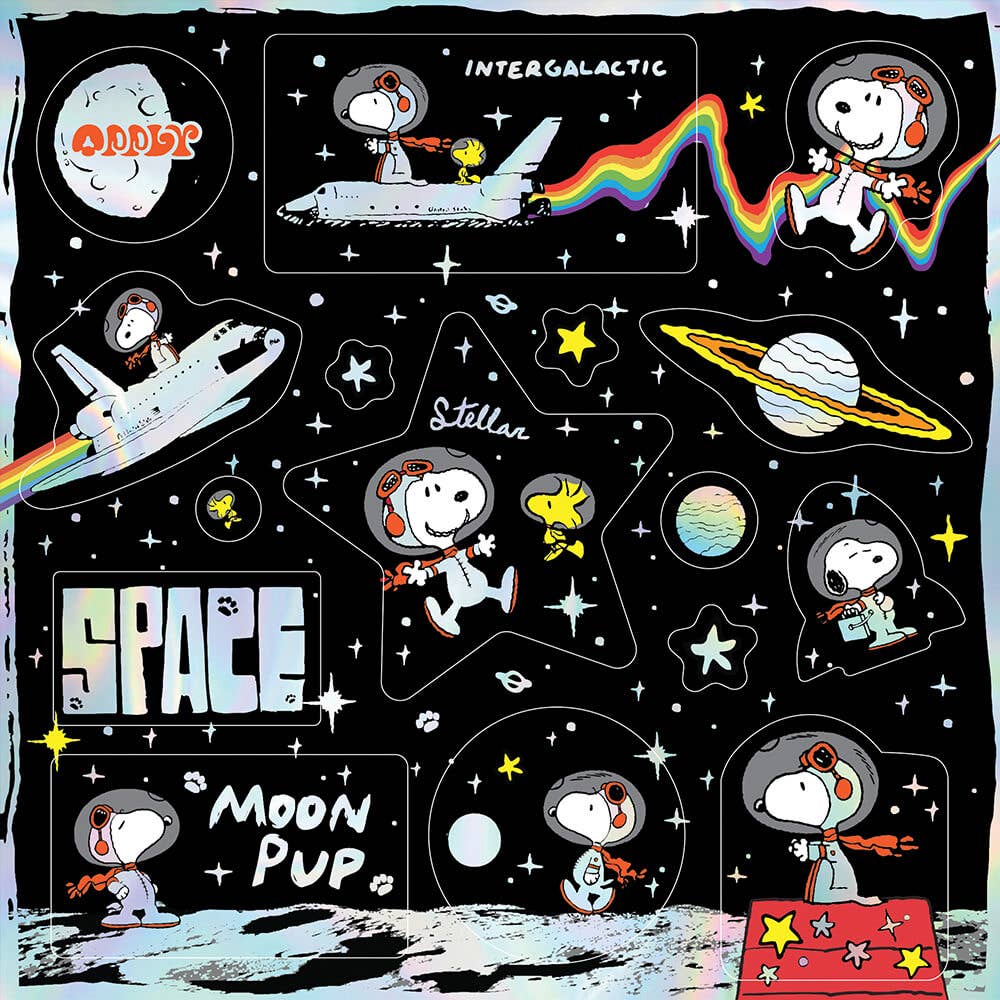 Snoopy in Space - Sticker Sheet