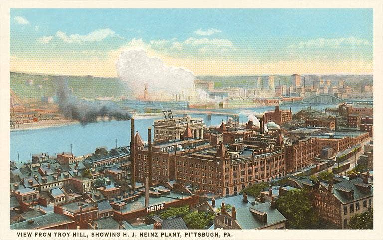 Postcard WP-161 Heinz Plant, Pittsburgh, Pennsylvania