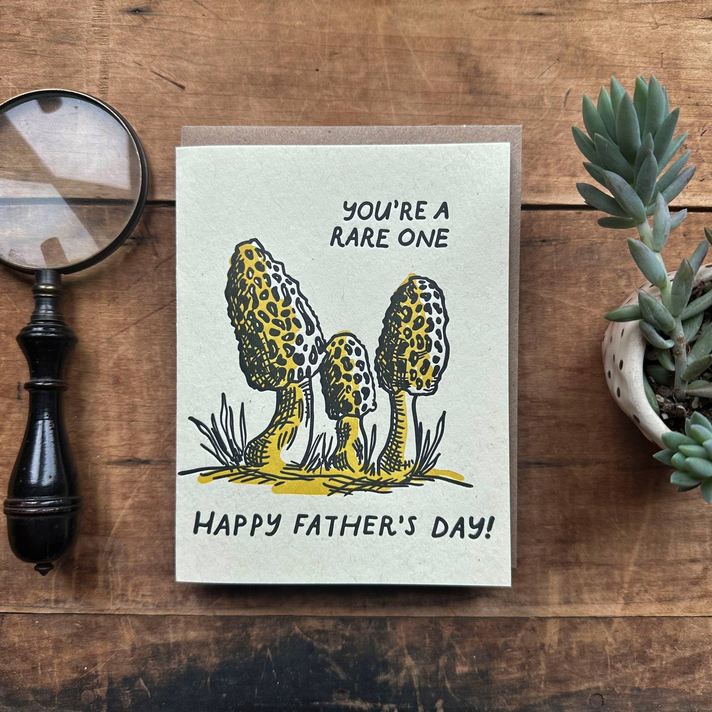 Fathers Day Mushroom Card